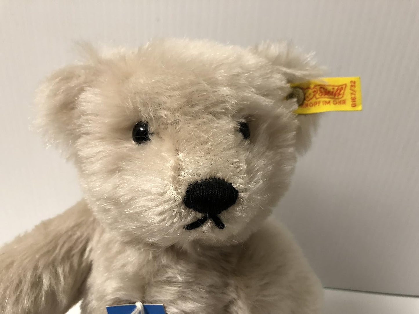 Steiff Mohair 1906 Replica Gray Giengen Teddybear 0167/32 image 4