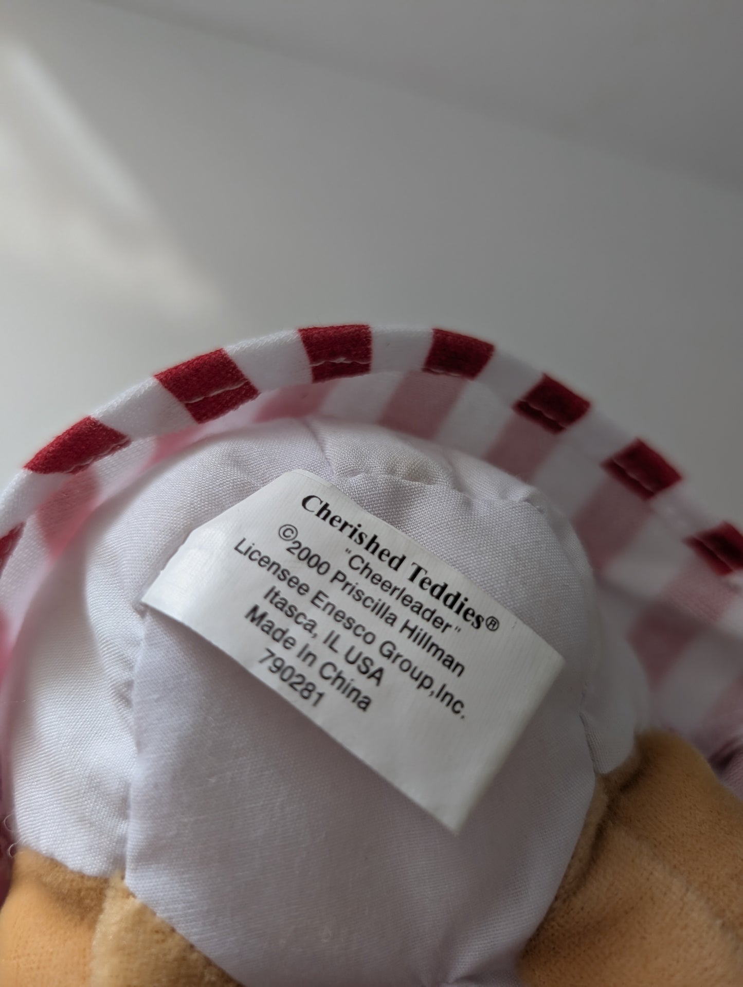 Cherished Teddies Bear Sports Plush Cheerleader 790281 image 2