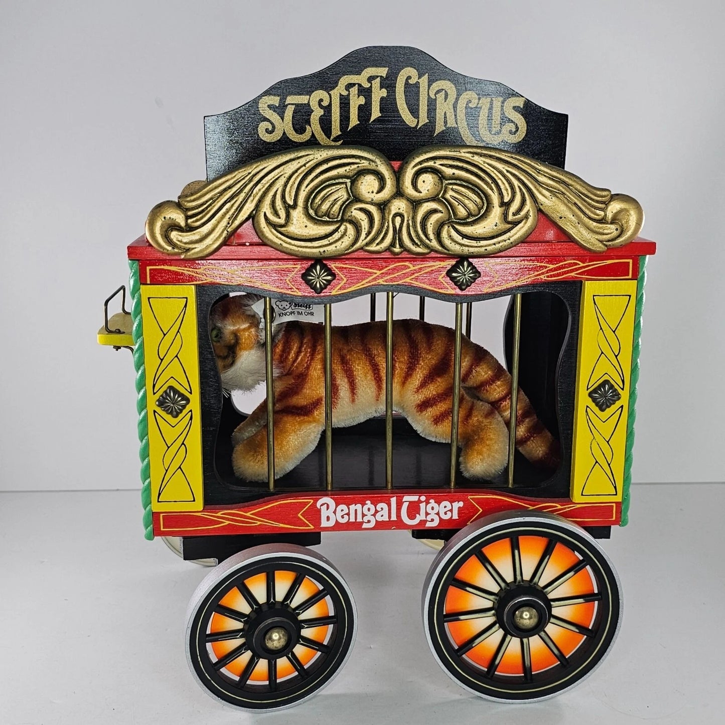 Steiff Bengal Tiger Circus Wagon 1990 image 5