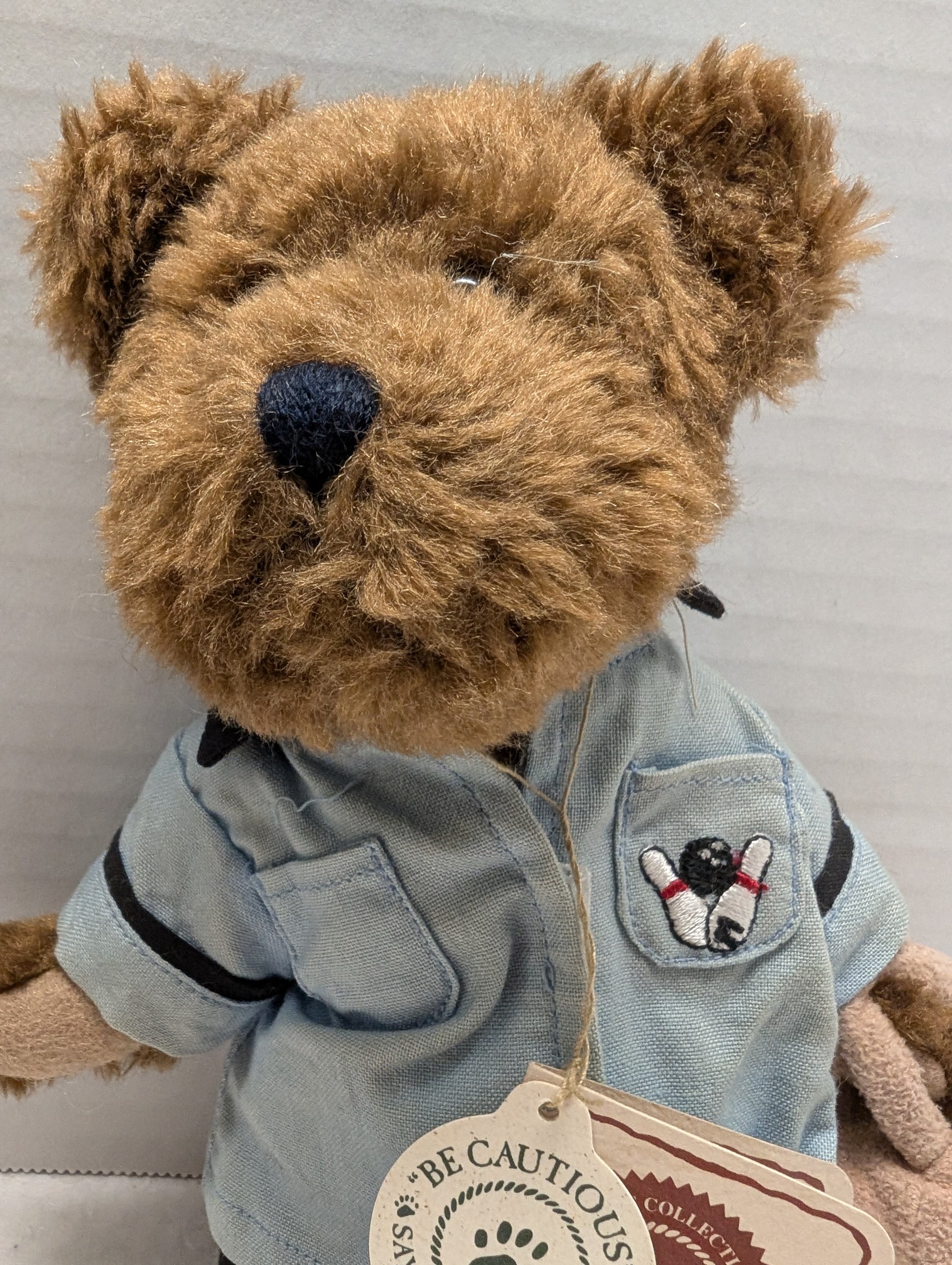 Boyds Bear Plush  Barney Bowlsalot  Bowler with bag  903501 image 0