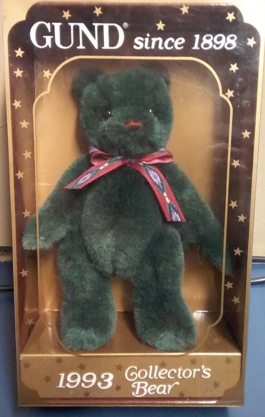 Gund GUNDY Boxed Bear 1993 Collector's Bear image 6