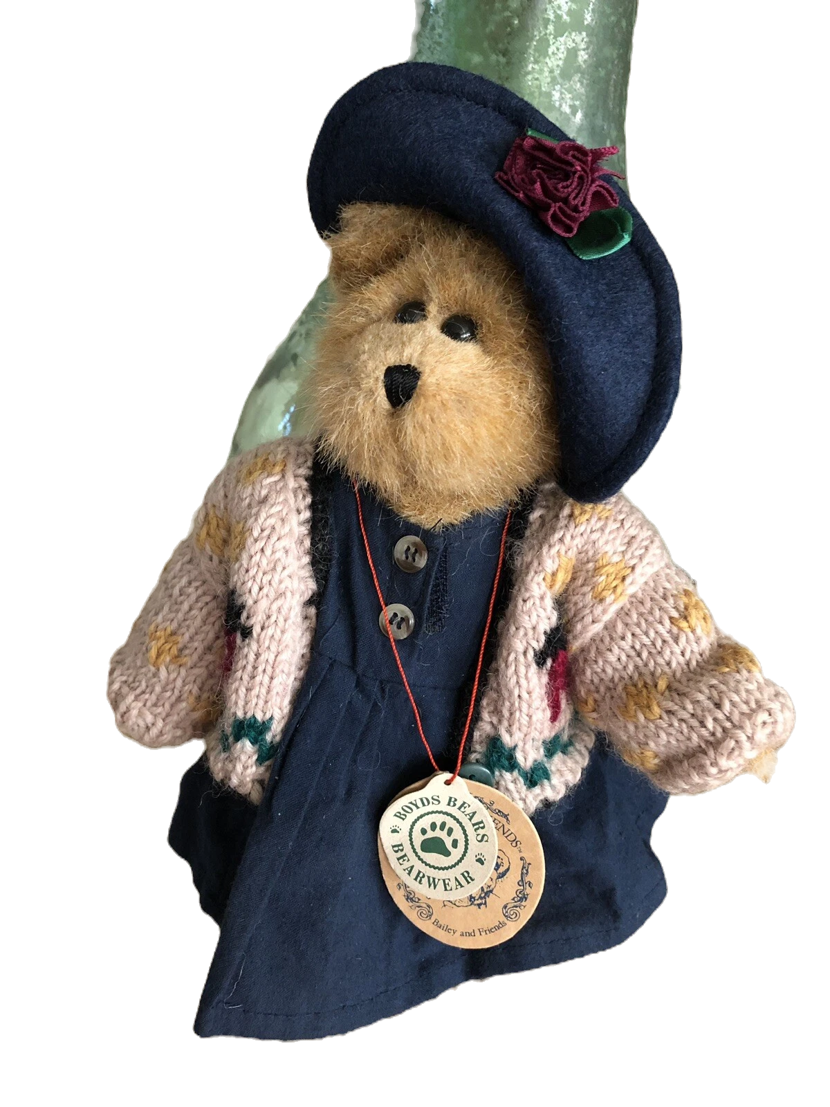 Boyds Bear Plush  Bailey Blue Denin w. House Sweater  9199-06 image 2