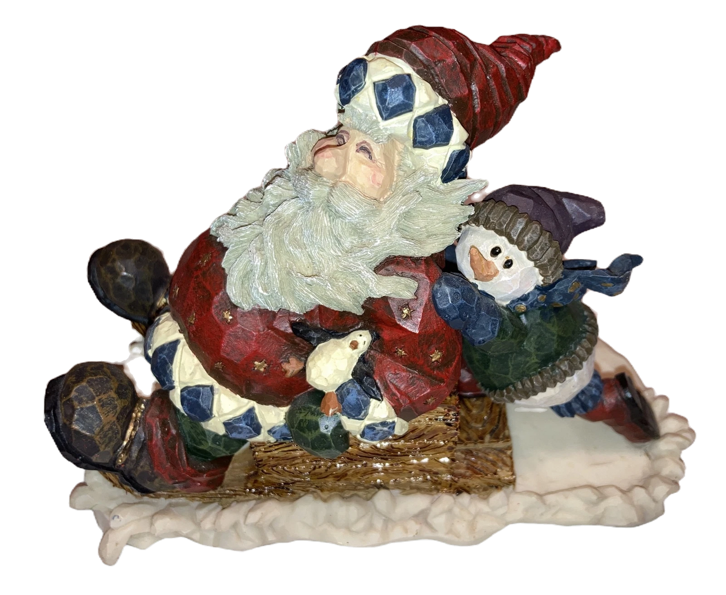 Boyds Carvers Choice St Nick w. Parker Wide Load 370006 image 0
