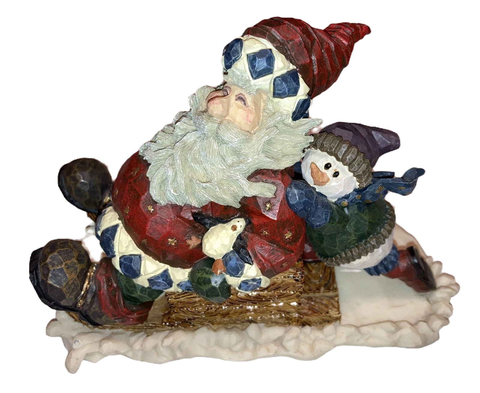 Boyds Carvers Choice St Nick w. Parker Wide Load 370006 image 0