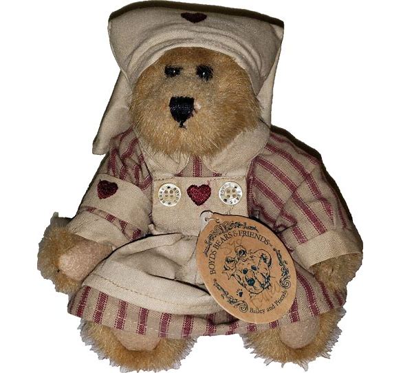 Boyds Bear Plush  Bailey Nurse outfit Spring  9199-09 image 2