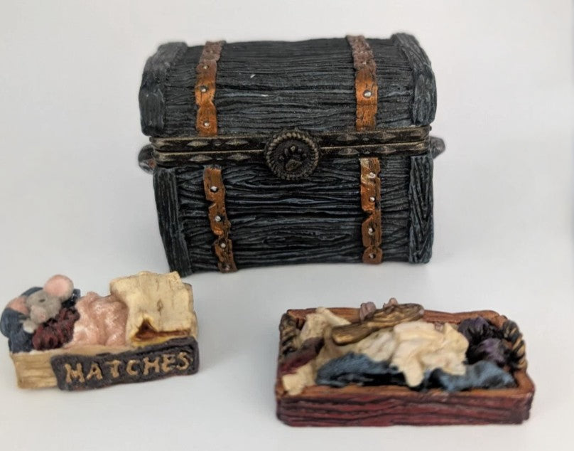 Boyds Treasure Box Zazu's Attic Trunk w. Snooozy McNibble 392102 image 1