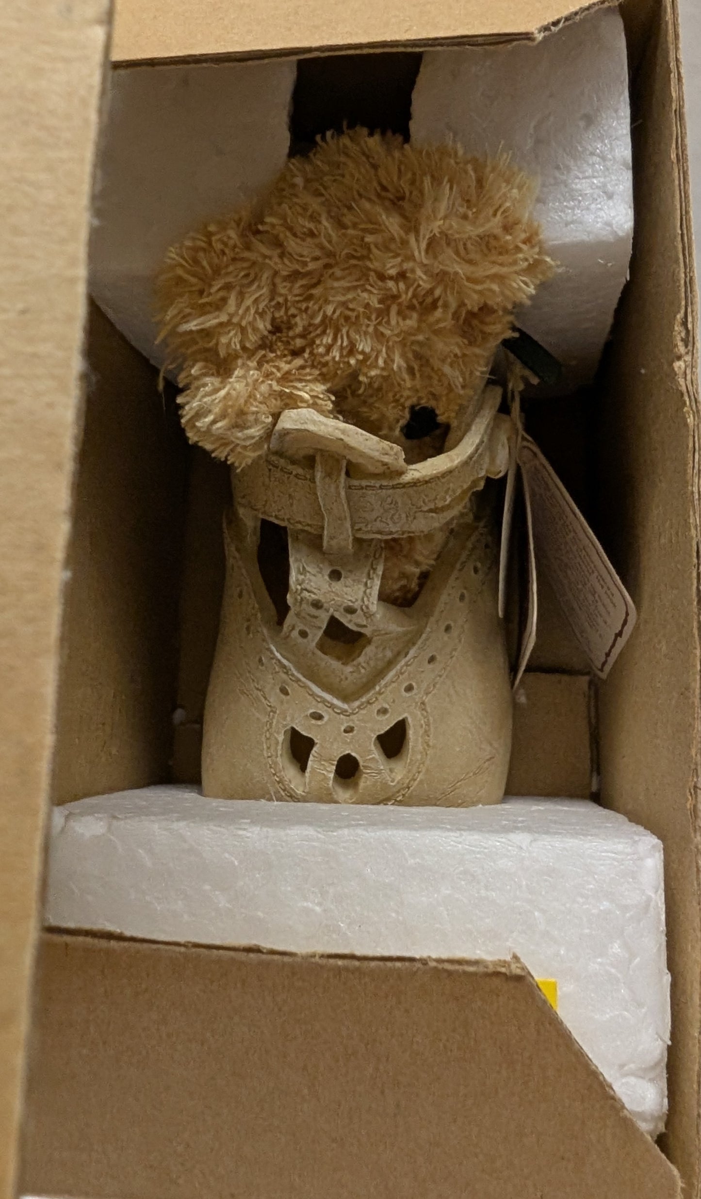 Boyds Bear Foot Friends Krissy  Blessed Christening 3.5" Boxed 641006 image 2