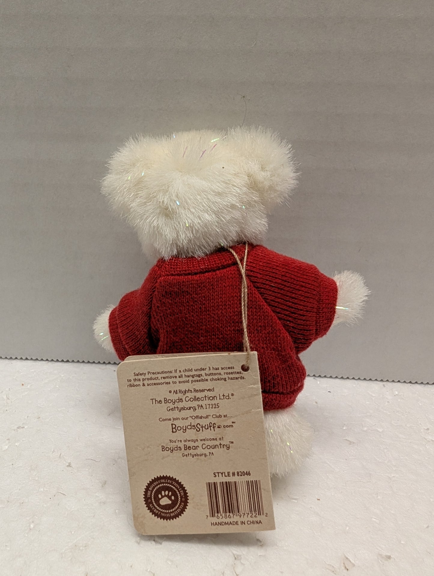 Boyds 4” Mini Message Bear (#82046) Thinkin’ Of Ya HUGS! image 1