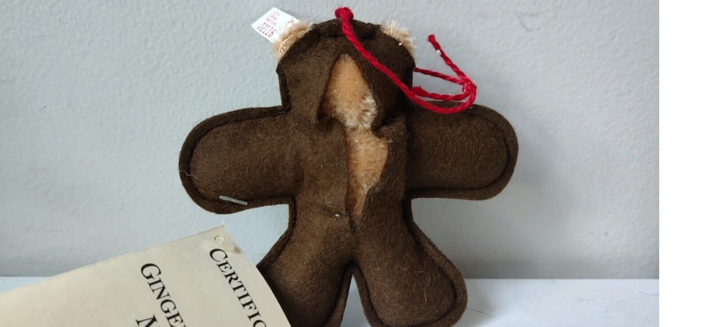 Steiff Xmas 2000 Gingerbear Ornament 10cm EAN 666056 image 1