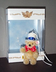 Steiff First American Teddy Bear Ornament 10cm image 1