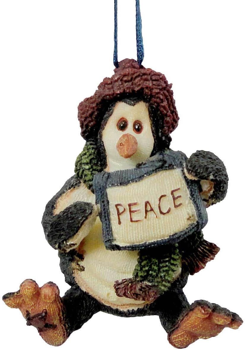 Boyds Wee Folkstone Waddle Coldfin Peace  Penguin  Ornament 25804 image 0