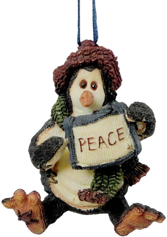 Boyds Wee Folkstone Waddle Coldfin Peace  Penguin  Ornament 25804 image 0