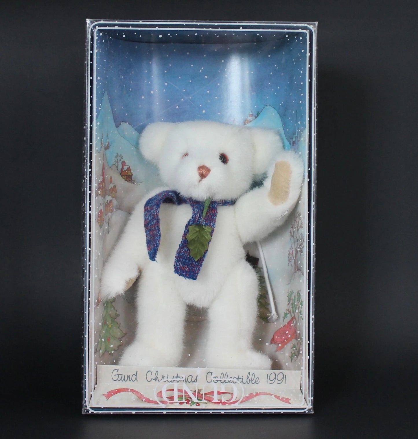 Gund Yulebeary Christmas Boxed Bear 1991 Collector's  Editon 8891 image 0