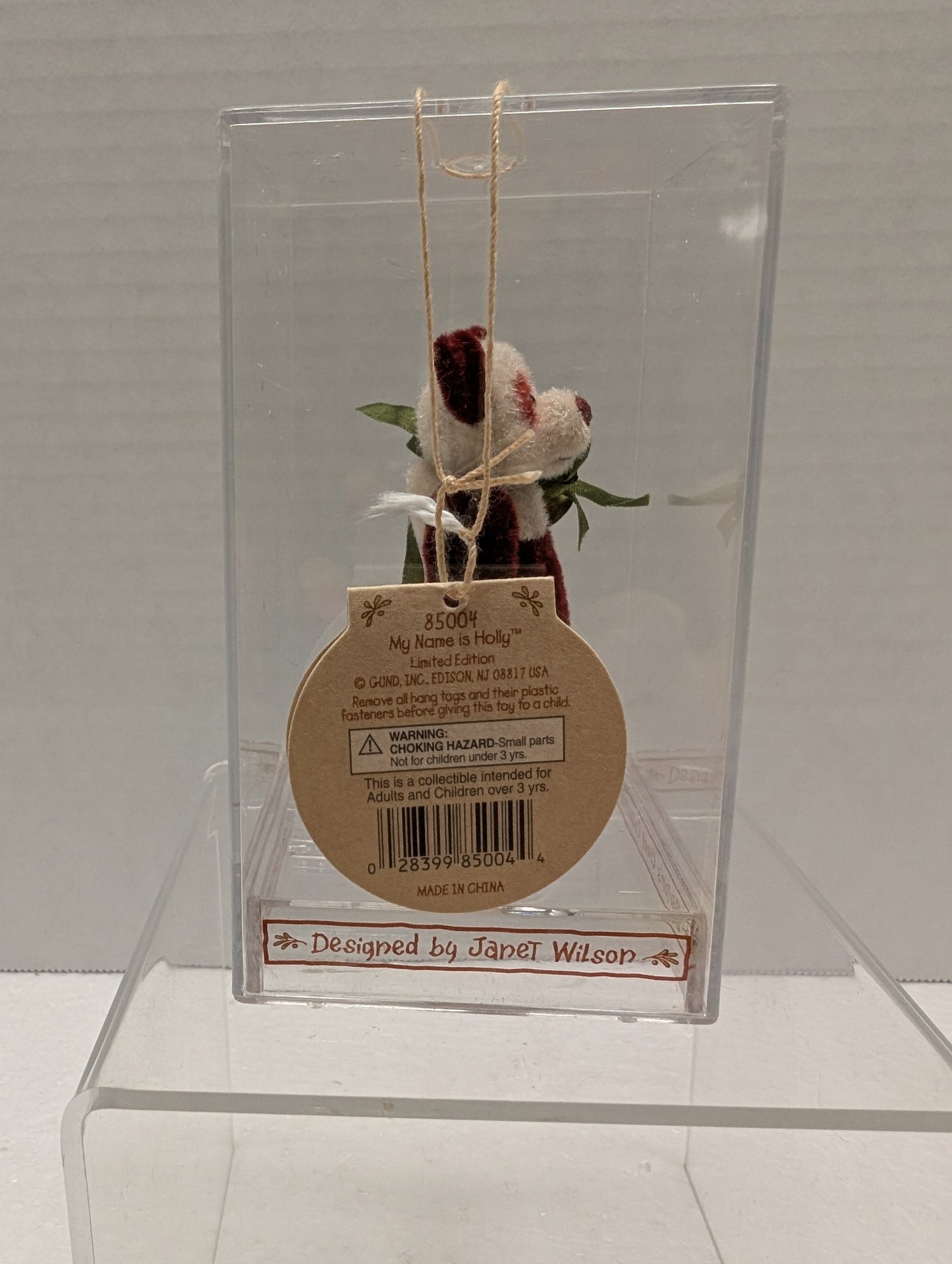 Gund Barton's Creek Collection Miniature Teddy Bear "Hollyday" image 4