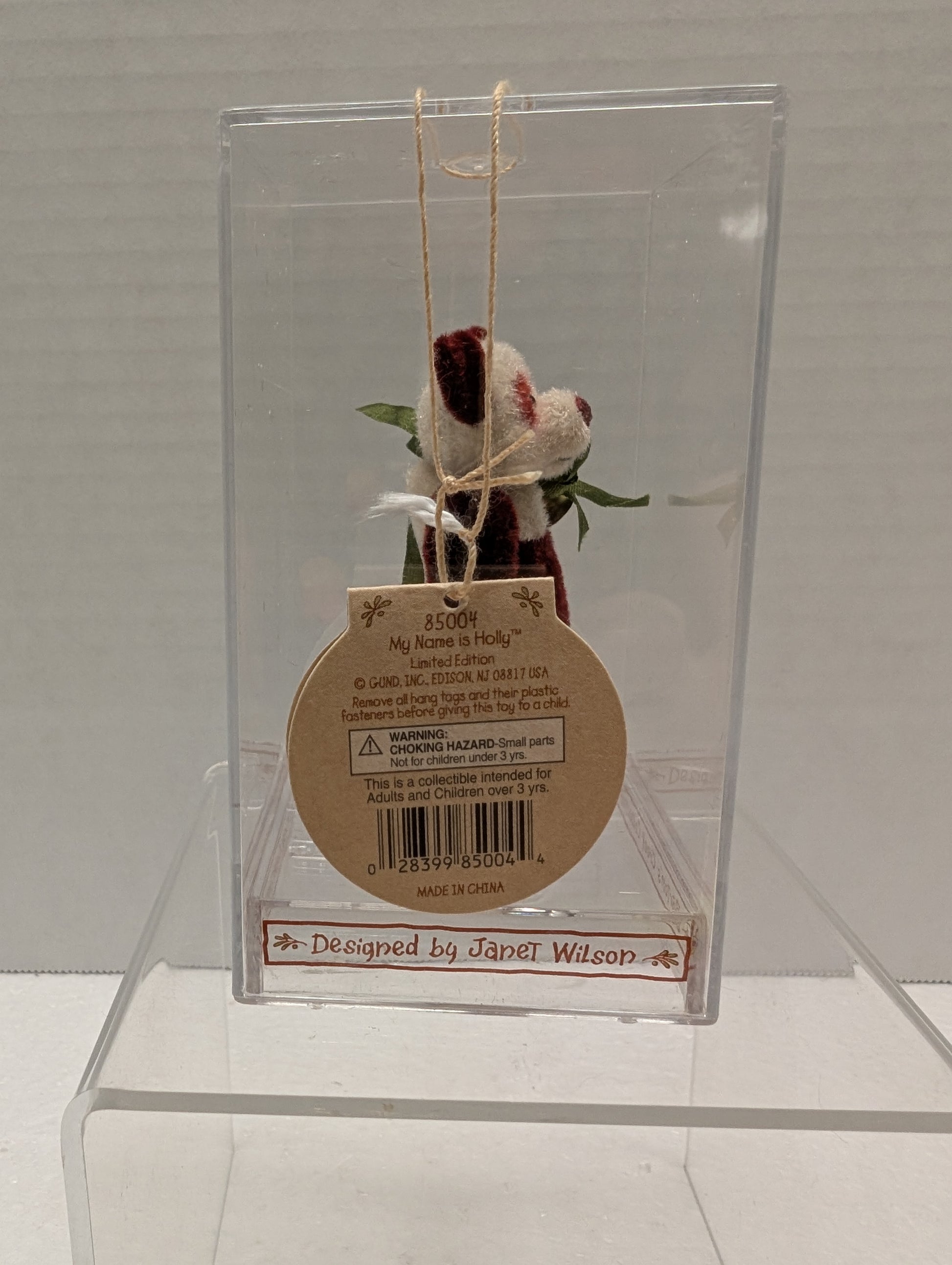 Gund Barton's Creek Collection Miniature Teddy Bear "Hollyday" image 4