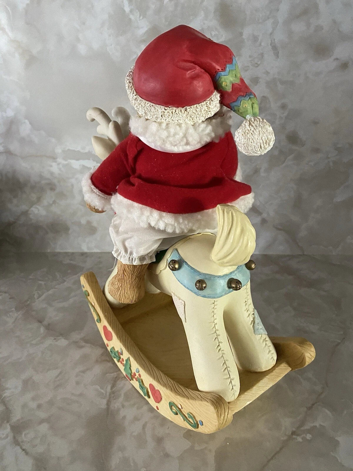 Cherished Teddies Rocking Reindeer and Santa Musical 629618 image 7