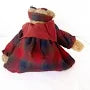 Boyds Bear Plush Clara Bear 911061 14 " Red Flannel image 1