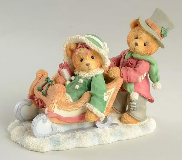 Cherished Teddies Lindsey & Lyndon Walking in a Winter Wonderland image 0