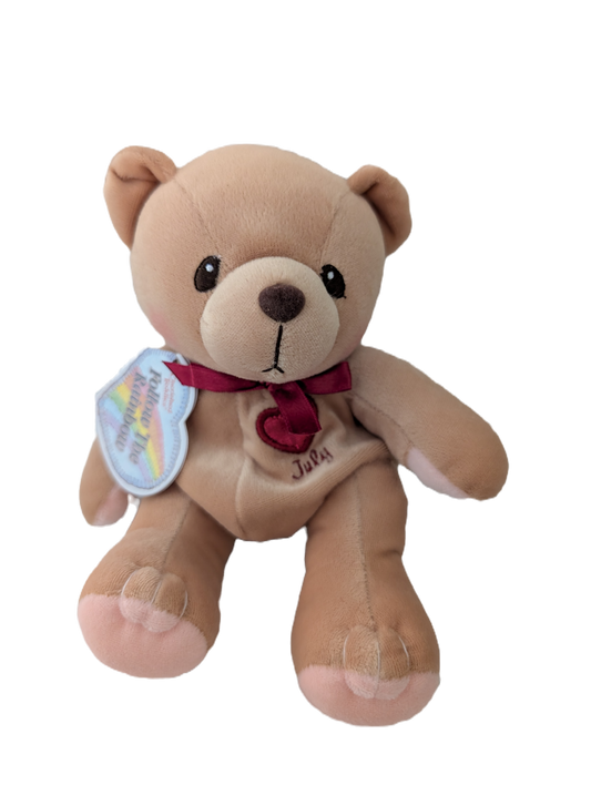 Cherished Teddies Bear of the Month July 556327 Red image 0