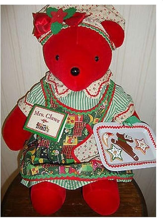 North American Bear VIB 20"  VIB Xmas Mrs Claws #3066 Christmas Edition image 2