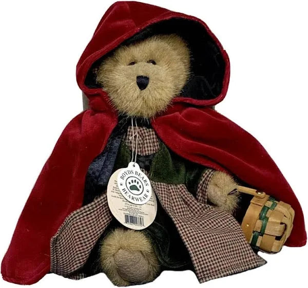 Boyds Bear Plush  Bailey Red Riding Hood  9199-15 image 0