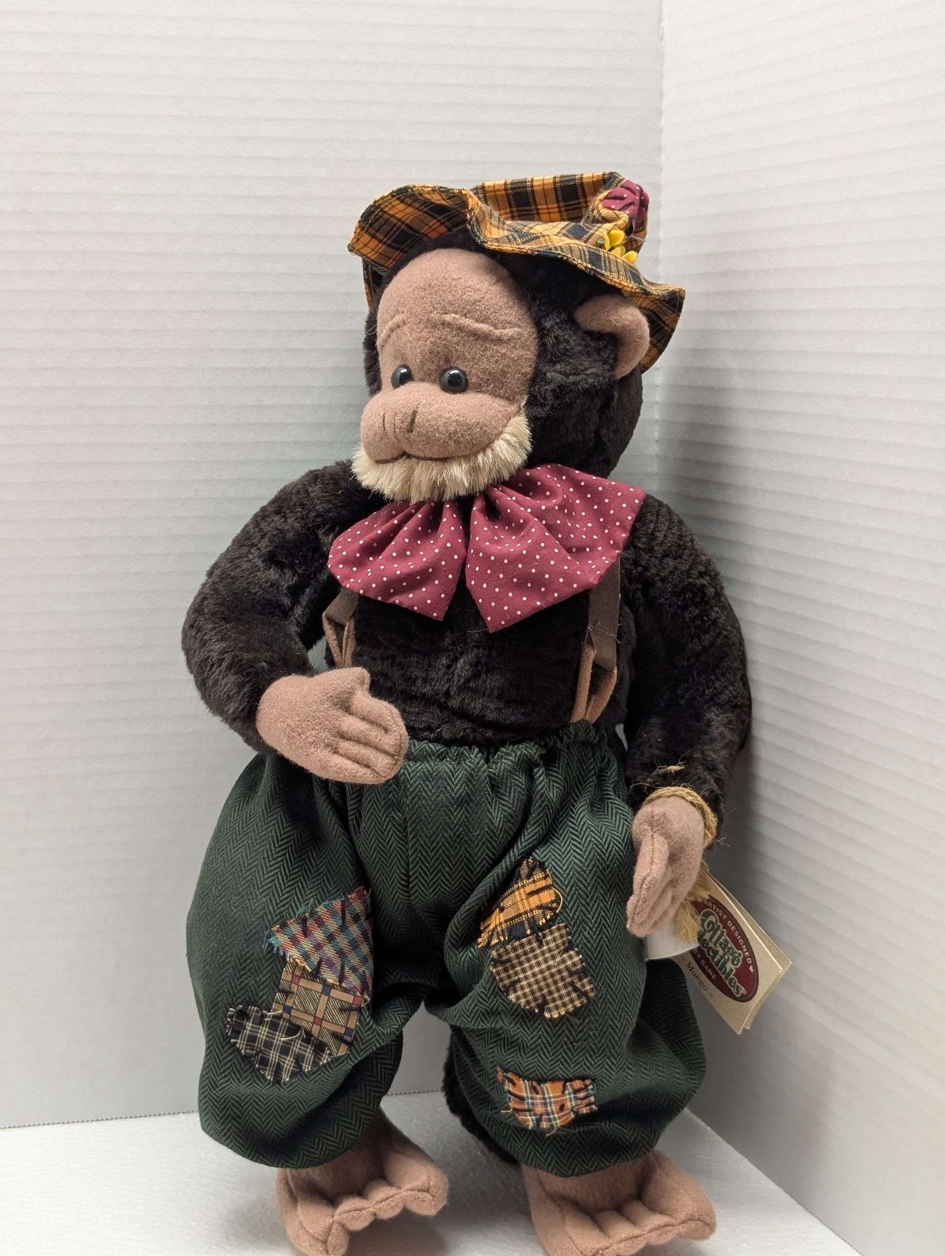 Ganz Cottage Collectibles Mango Monkey Yes/No tail mechanism. 17" CC0026 image 4