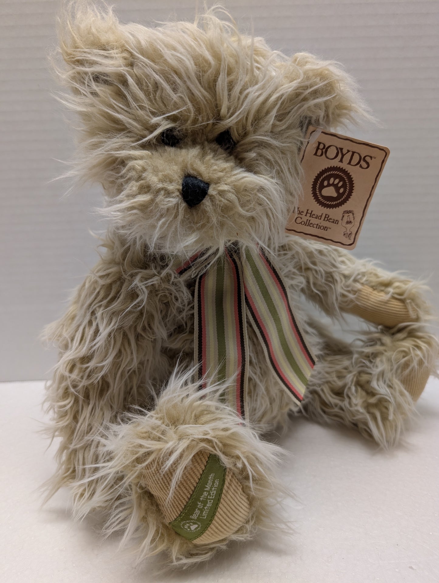 Boyds Bear Plush Brian Q. Fuzzworth  16" #919861 image 1