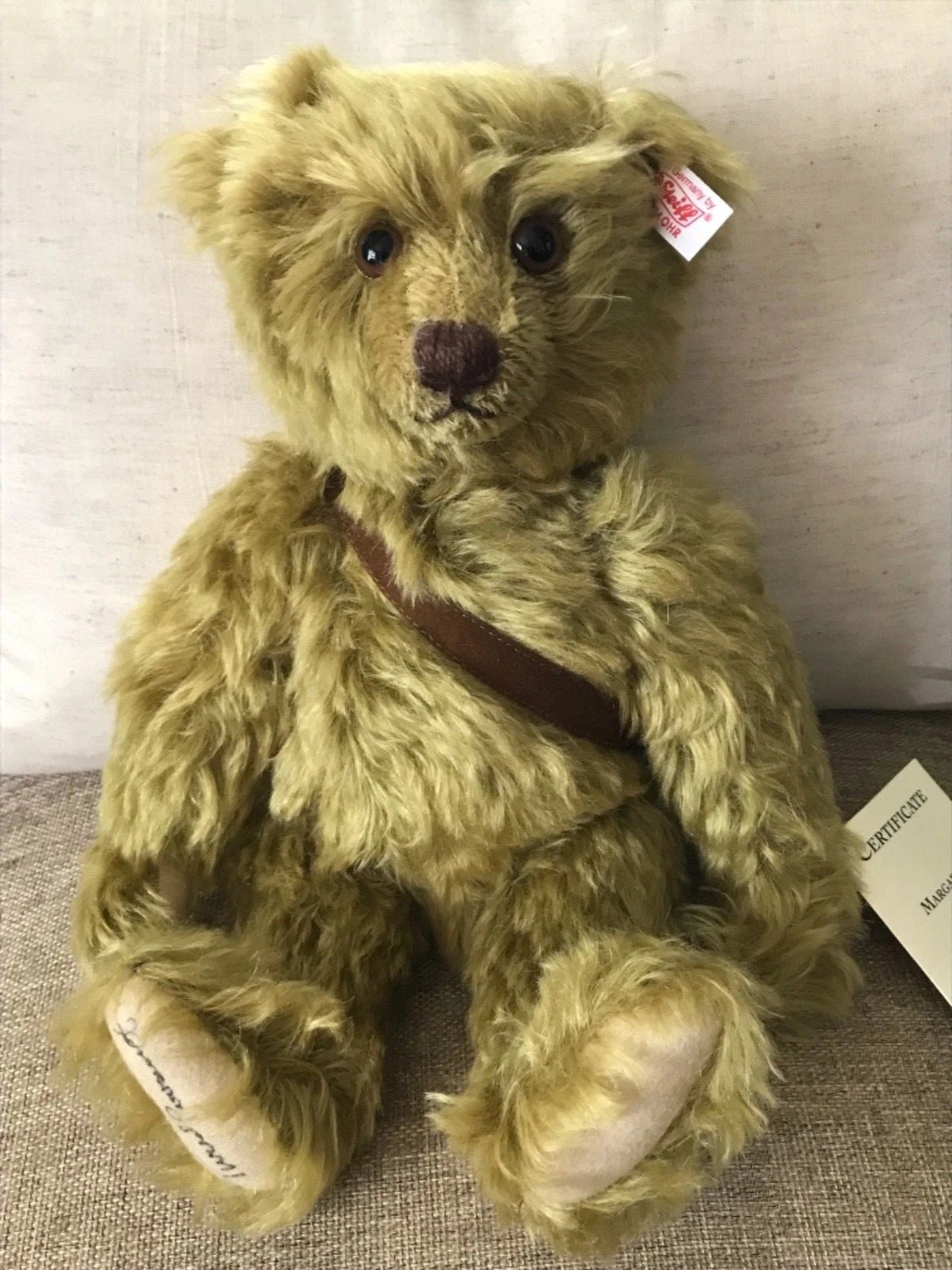 Steiff 2002 100 Years Steiff Teddy Bears 35cm LE1500 Bronze 680229 image 3
