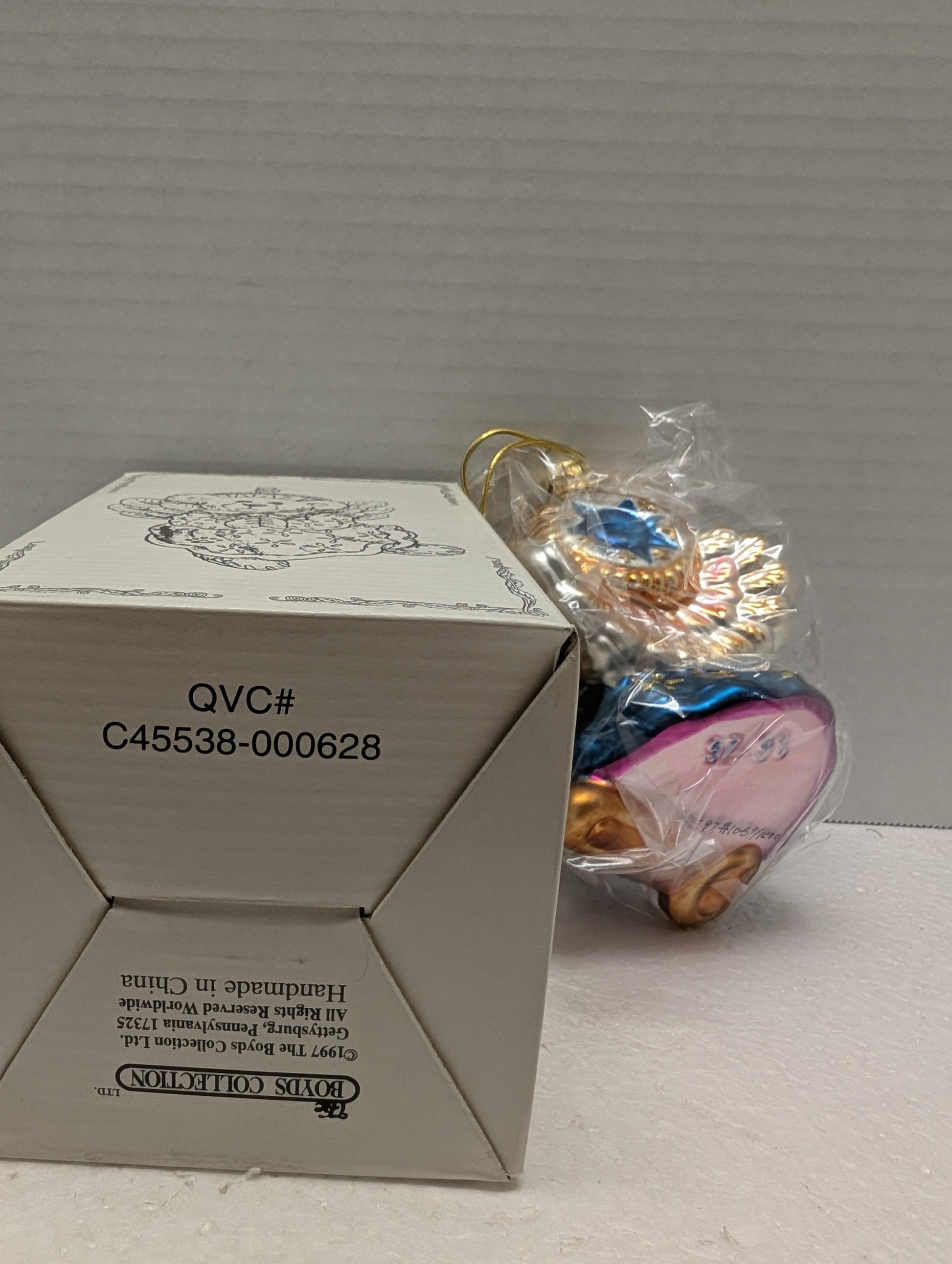 Boyds Glass Ornmanet Angel for QVC C45538-000628 image 3