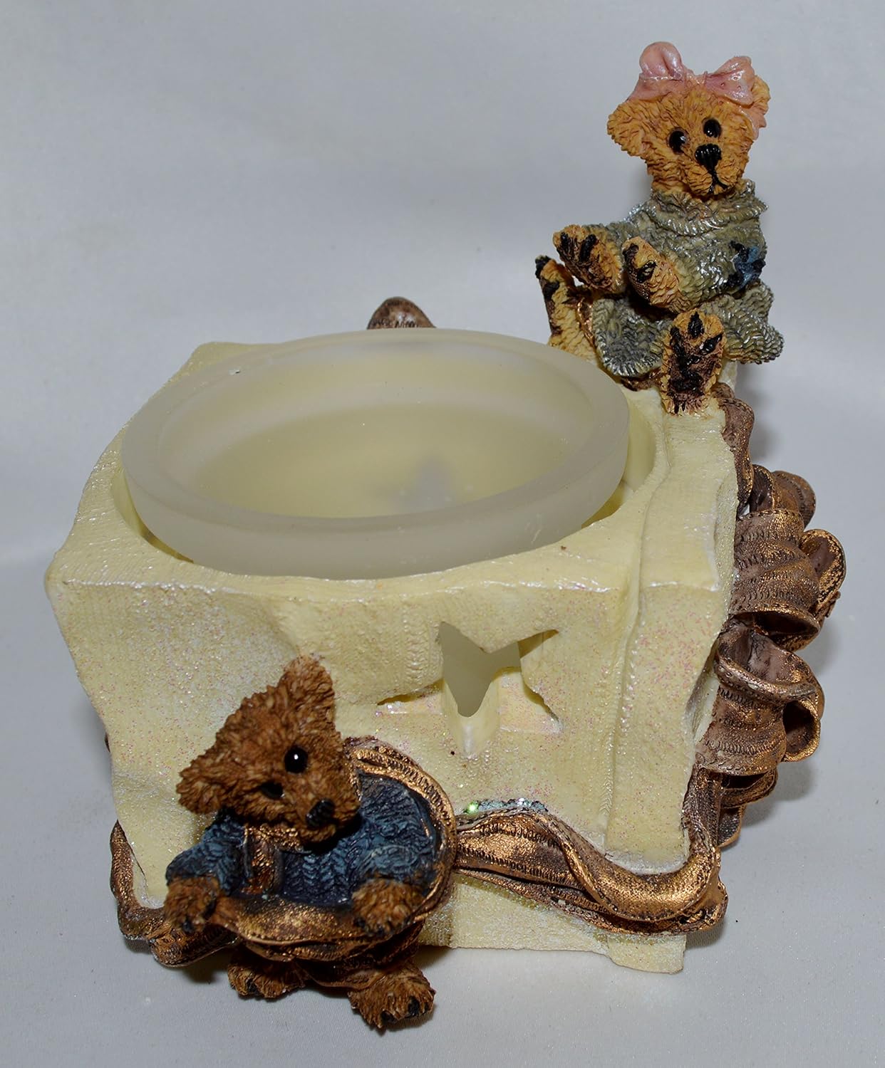 Boyds Votive BS Resin Bailey and Matthew The Gift Votive #27723 BS image 0