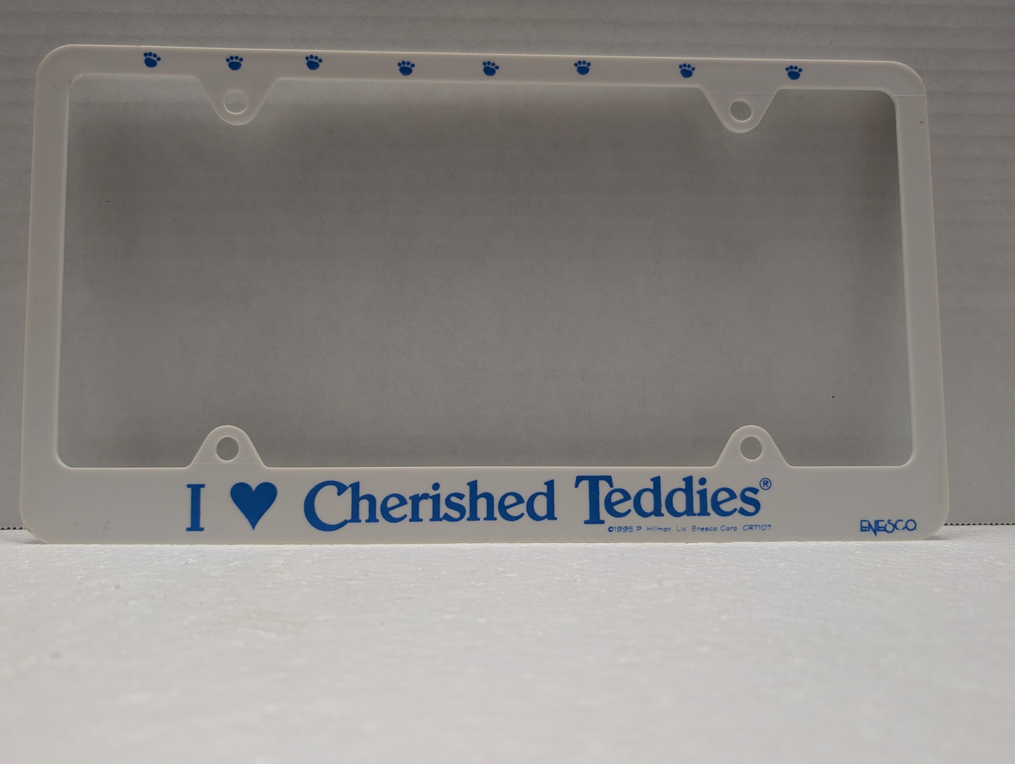 Cherished Teddies Acces License Plate cover Plastic I Love Cherished Teddies image 0