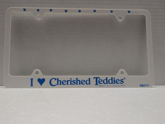 Cherished Teddies Acces License Plate cover Plastic I Love Cherished Teddies image 0