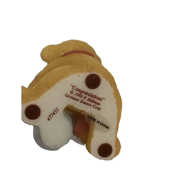 Cherished Teddies Congratulations Mini Figurine #477451 Bear with Trophy image 2