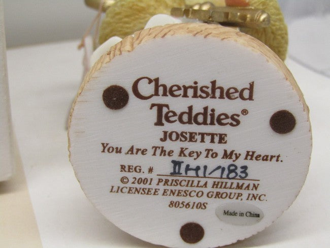 Cherished Teddies JOSETTE. You Are The Key To My Heart 805610 image 2