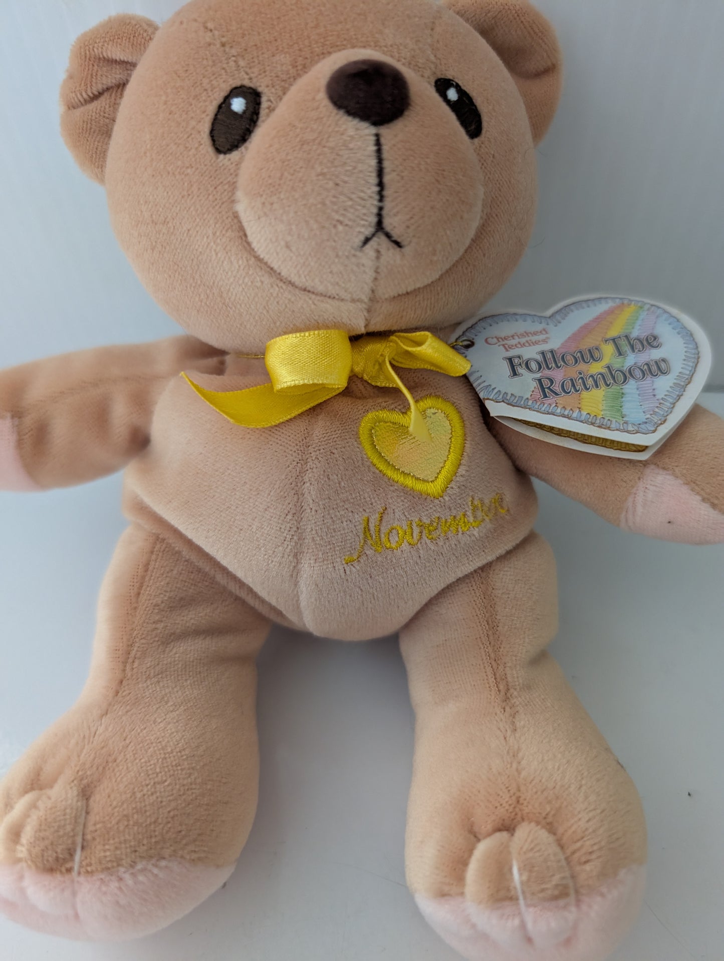 Cherished Teddies Bear of the Month November 556785 Yellow image 1