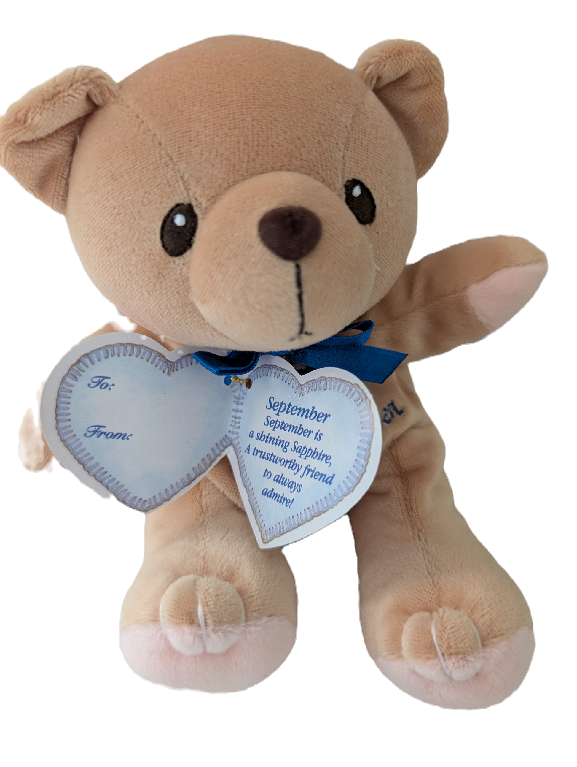 Cherished Teddies Bear of the Month September 556688 Royal Blue image 0