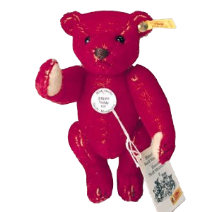 Steiff Miniature Red Bear 16cm 1908 Replica 029226 image 2