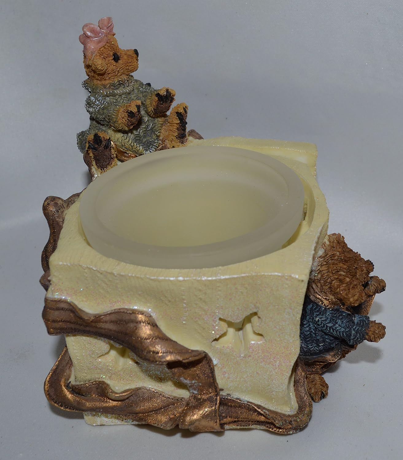 Boyds Votive BS Resin Bailey and Matthew The Gift Votive #27723 BS image 2