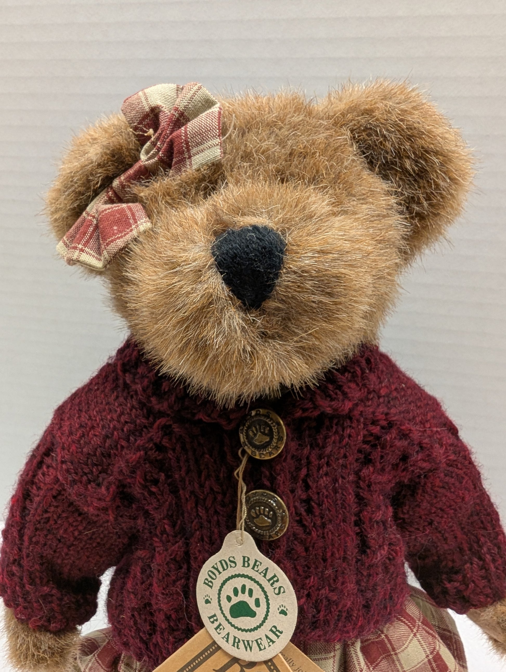 Boyds Bear Plush Velma Q Berriweather  1996-51 image 2