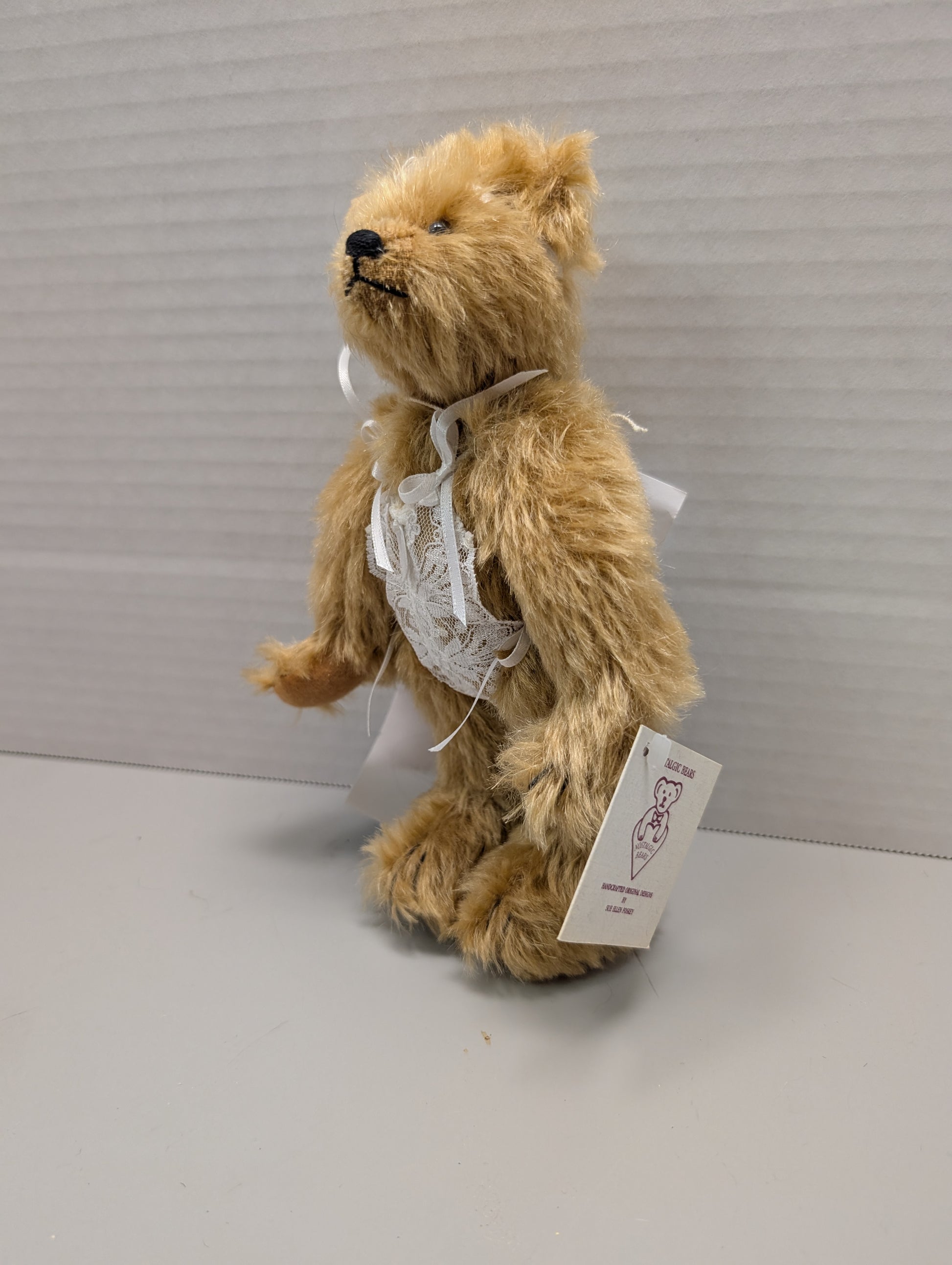 Artist Nostalgic Bear Muffy in her Teddy 8" by Sue and Randall Foskey image 6