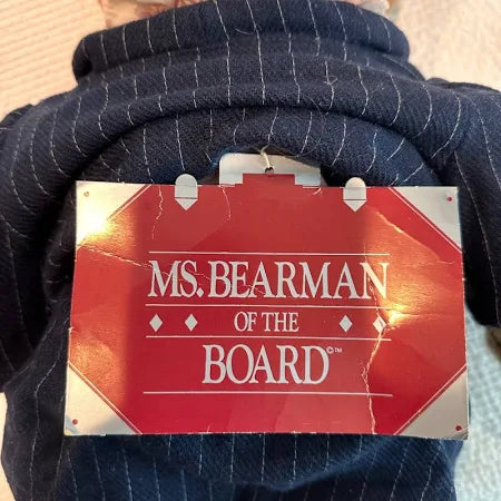 North American Bear VIB 20" Cloth Bear MS. Bearman of The Board 4017 image 1
