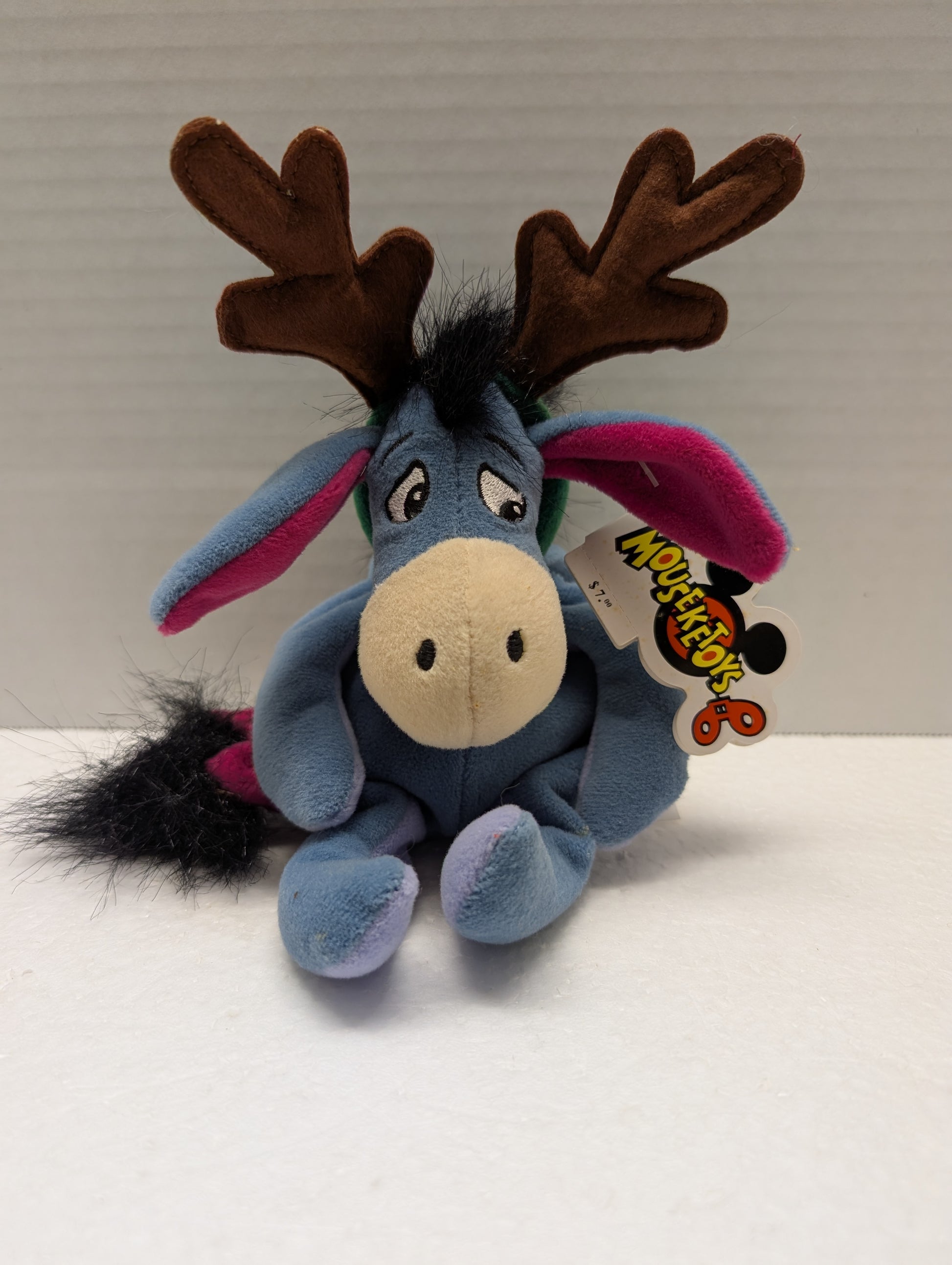 Disney Bean Bag X'mas Bean Bag Eeyore Reindeer image 1