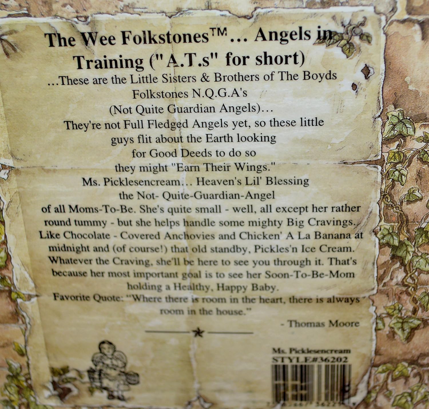 Boyds Wee Folkstone Ms. Picklesencream 36202 image 3