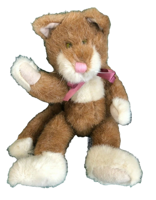 Boyds Cat Cookie Grimilkin 5306 orange and white 11" image 0