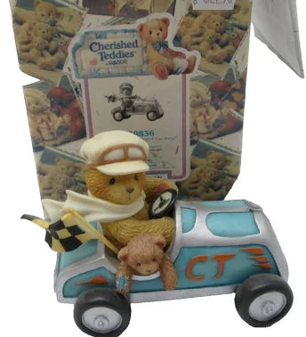 Cherished Teddies ANDRE The Finish Line Is Only A Lap Away Race Car 789836 image 1