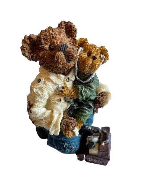 Boyds Bear Resin E.M.T. Bearsley w. Carey 228416 To the Rescue image 0