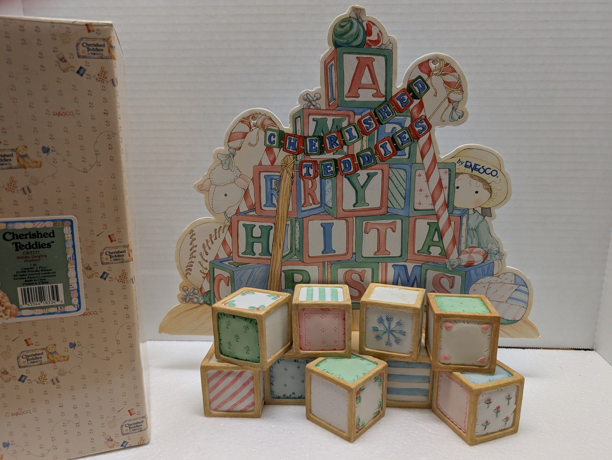 Cherished Teddies Holiday Dangling Displayer 1996 CRT227 image 0
