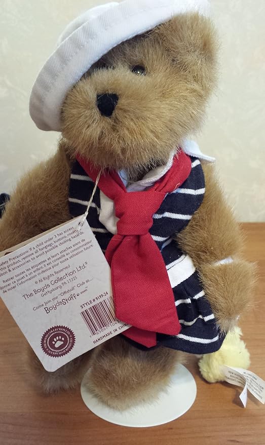 Boyds Bear Plush  Bailey Sailor w. duck  9199-24 image 0