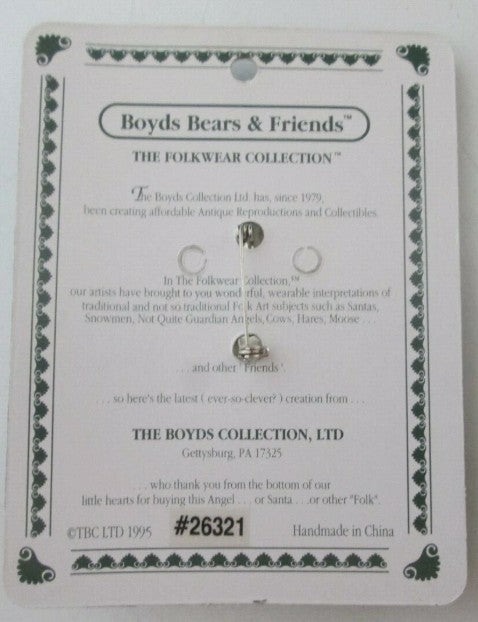 Boyds Pin Folkwear Olaf Luuve Snow #26321 image 1