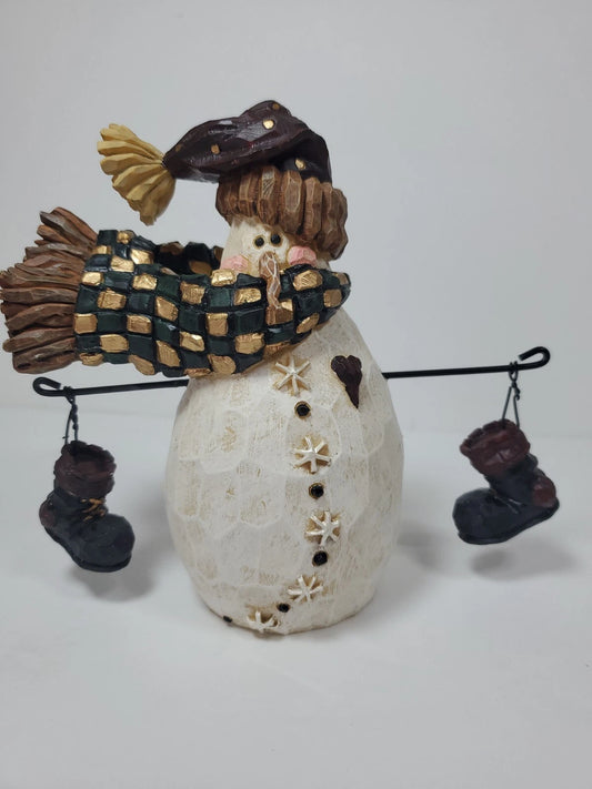 Boyds Carvers Choice - Burt ... Bundle Up - Style # 370202 Ornament image 0